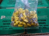 BOX FULL OF NEW 10 AWG PANDUIT RING & FORK INSULATED TERMINALS