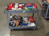 CART W/ABRASIVES WHEELS, GRINDING DISC, ALLOY WIRE ROLLS DIA.035,