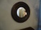 ROUND FRAMED MIRROR 32”X32”