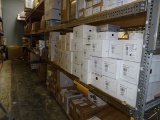 TRACK LIGHTING, TRACK LIGHTING ACCESSORIES & MISCELLANEOUS FLORESCENCE (X3) SECTIONS THIRD SHELF