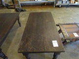 HAMMERED WOOD COFFEE TABLE 24”X48”X18”
