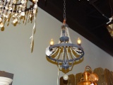 THREE LIGHT CHANDELIER 14”X16”