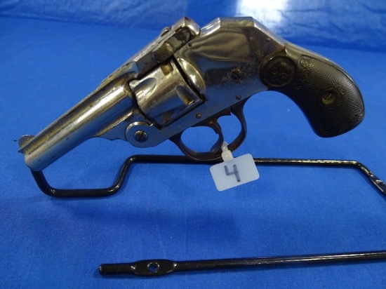 IVER JOHNSON 5 SHOT HAMMERLESS REVOLVER CAL UNKNOWN S/N:327251
