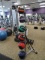 2LB, 4LB, 6LB, 10LB & 12LB MEDICINE BALLS & RACK X1