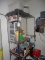 METAL SHELF & CONTENTS