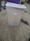 PLASTIC WASTE CANS (X6)