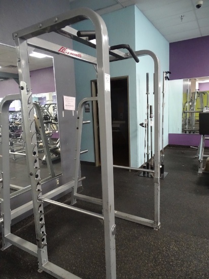 STATIONARY BAR/SQUAT RACK COMBO