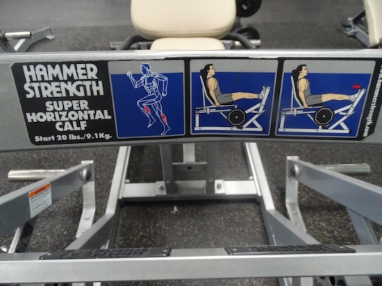 HAMMER STRENGTH SUPER HORIZONTAL CALF MACHINE