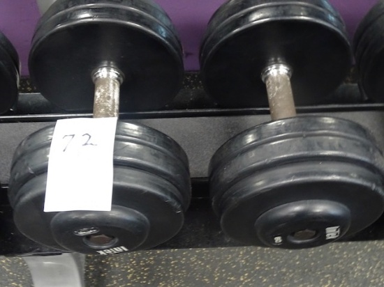 60LB DUMBBELLS (X2)