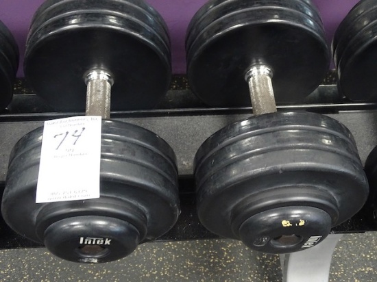 70LB DUMBBELLS (X2)