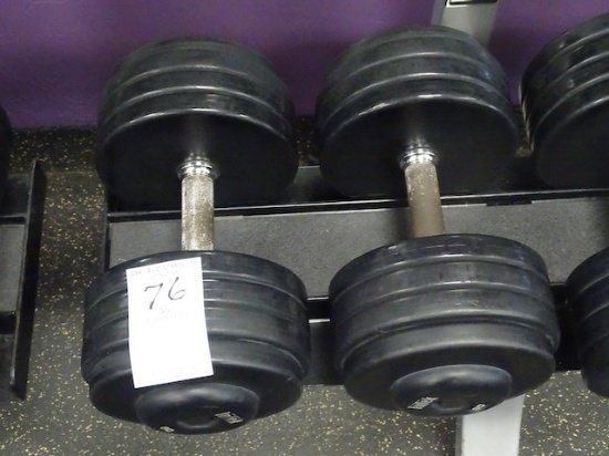 80LB DUMBBELLS (X2)