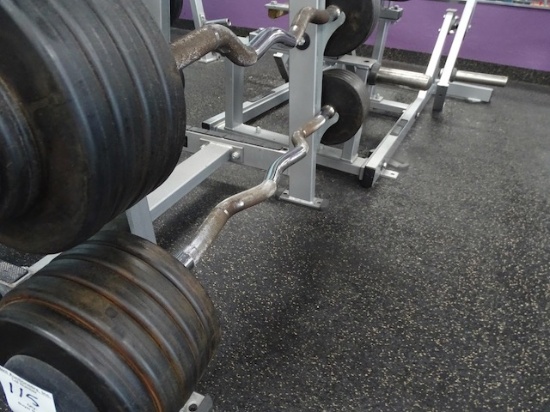 110LB CURL BAR