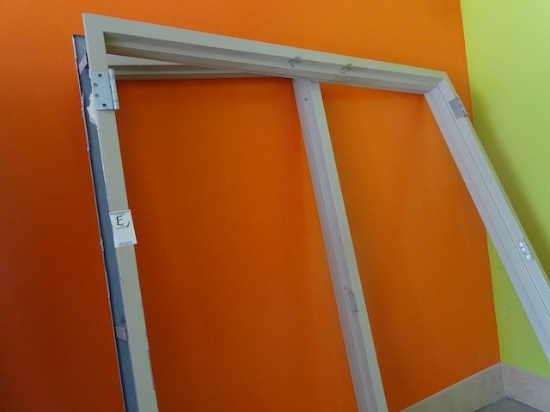 STEEL DOUBLE DOOR FRAME 76 ¼ X 86 ¼ O.D.