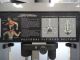 LIFE FITNESS PECTORAL FLY/REAR DELTOID MACHINE
