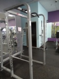 STATIONARY BAR/SQUAT RACK COMBO
