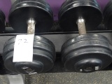 60LB DUMBBELLS (X2)