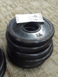 2 1/2LB WEIGHTS (X6)