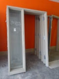 STEEL ENTRY DOOR FRAMES W/WINDOW 60 X 86 ½ O.D MEASUREMENTS (X6)