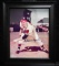 Warren Spahn autographed & framed photo