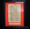 From 1592 German Bible - original leaf printed in Wittenberg, Germany