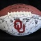OU Football autographed in Stoops' last season -
