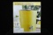 Yellow ceramic drink dispenser 2.5 gallons