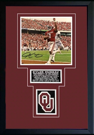 Kyler Murray autographed & framed photo