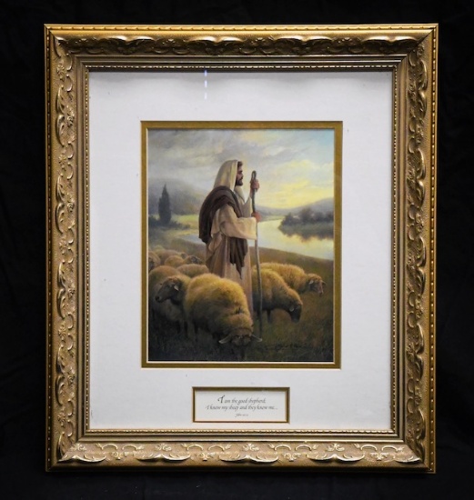 "Visions of Faith" "I am the Shepherd" by artist Greg Olsen