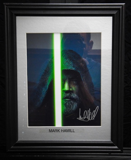 Mark Hamil autographed & framed photo
