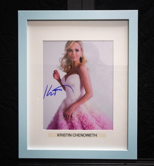 Kristin Chenoweth autographed & framed photo