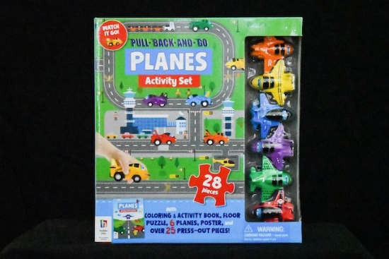 Planes activity set - pull-back-and-go!