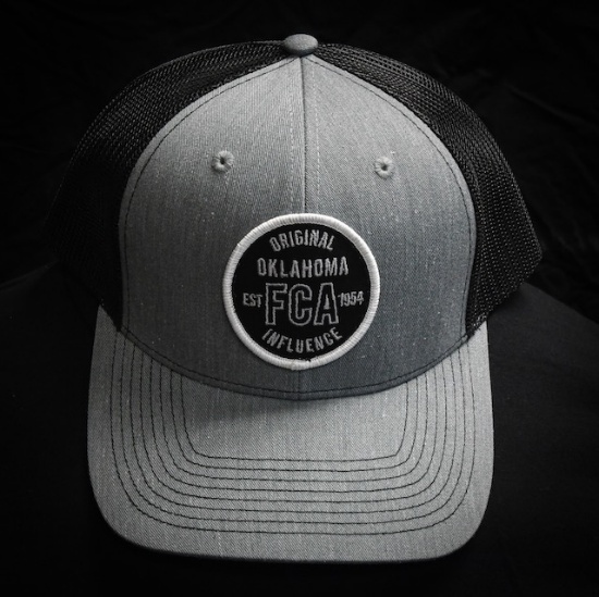 2 FCA hats: 1 grey + 1 black
