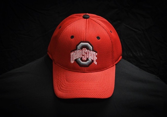 3 Big 10 hats:  Ohio State, Michigan, & Wisconsin