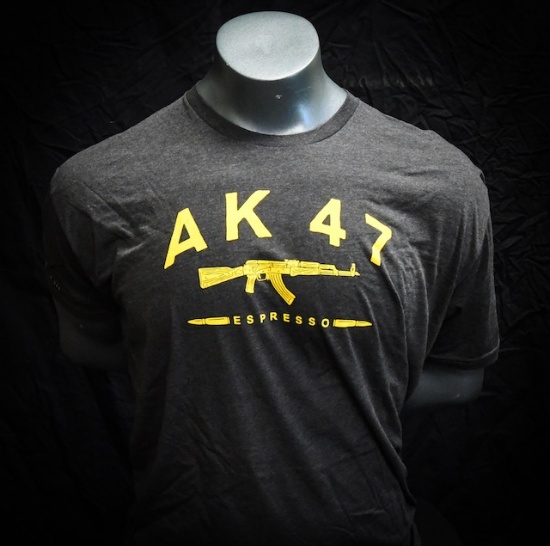 Black Rifle Coffee t-shirt and tank top, both size 3X