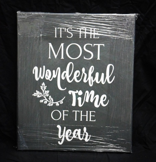 Canvas "Most Wonderful Time of the Year"