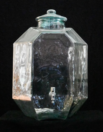 Large glass drink serving Container 2 gallons