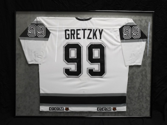 Wayne Gretzky autographed & framed jersey