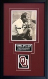 Barry Switzer autographed & framed photo
