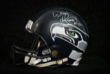 Seattle Seahawks Helmet autographed by Russell Okung