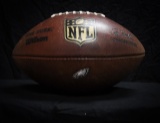Actual NFL Game Football with Philadelphia Eagles logo