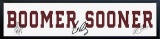 BOOMER SOONER Sign reproduced autographs by Lincoln Riley, Baker Mayfield, & Kyler Murray