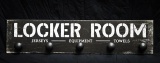 Locker Room hanging with knobs
