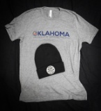 FCA stocking hat + Oklahoma FCA t-shirt, size M