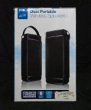 Dual Portable bluetooth wireless speakers