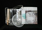 Acrylic ice bucket & tongs