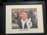 Jimmy Johnson autographed & framed photo