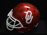 OU Helmet autographed by Steve Owens, Joe Washington, John Goodman, and Jason White