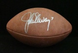 NFL Football autographed by John Elway