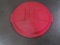 RED 33 GALLON TRASH CAN LIDS (X5)