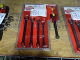 NEW CRAFTSMAN 5PC OPEN END RATCHETING WRENCH SET